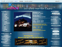 Tablet Screenshot of club-oase.de